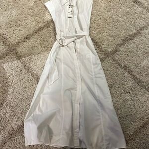 Long Poplin Dress
